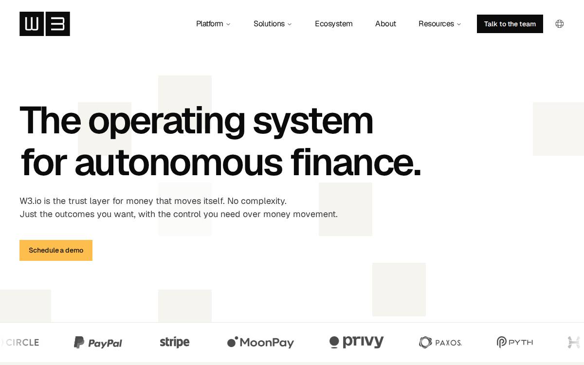 W3 website preview
