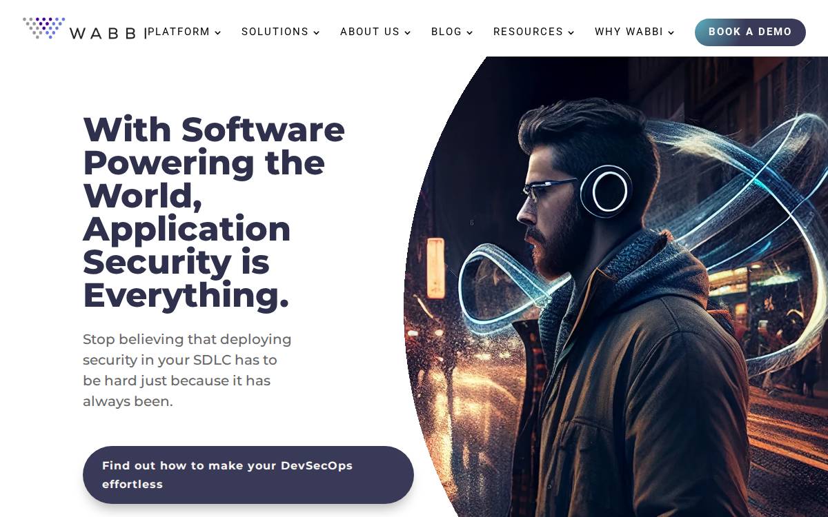 Wabbi website preview