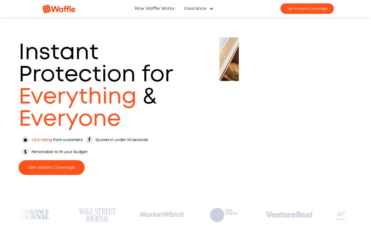 Waffle Labs website preview