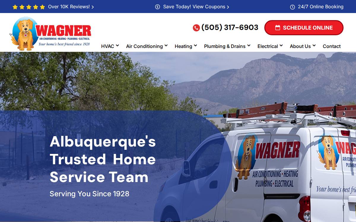 Wagner website preview