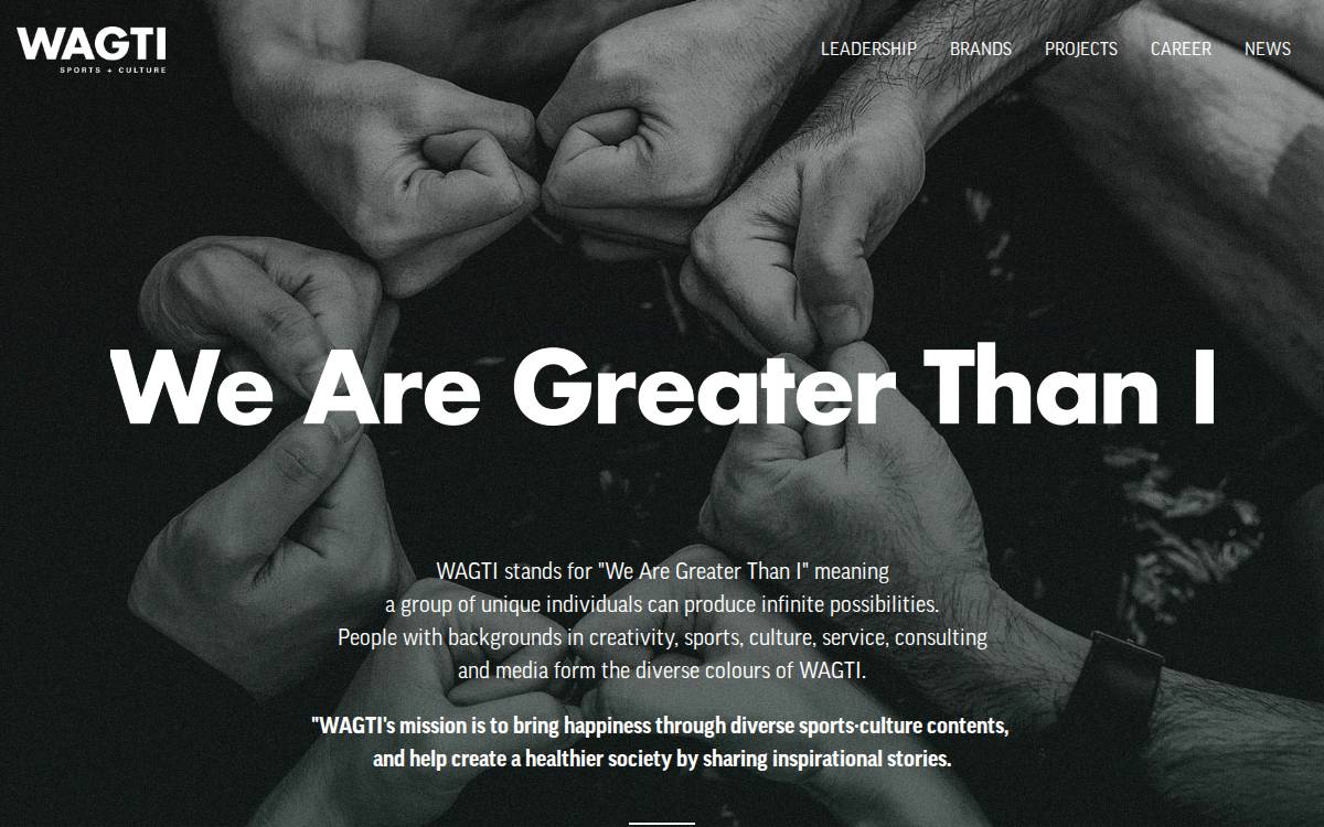 WAGTI website preview