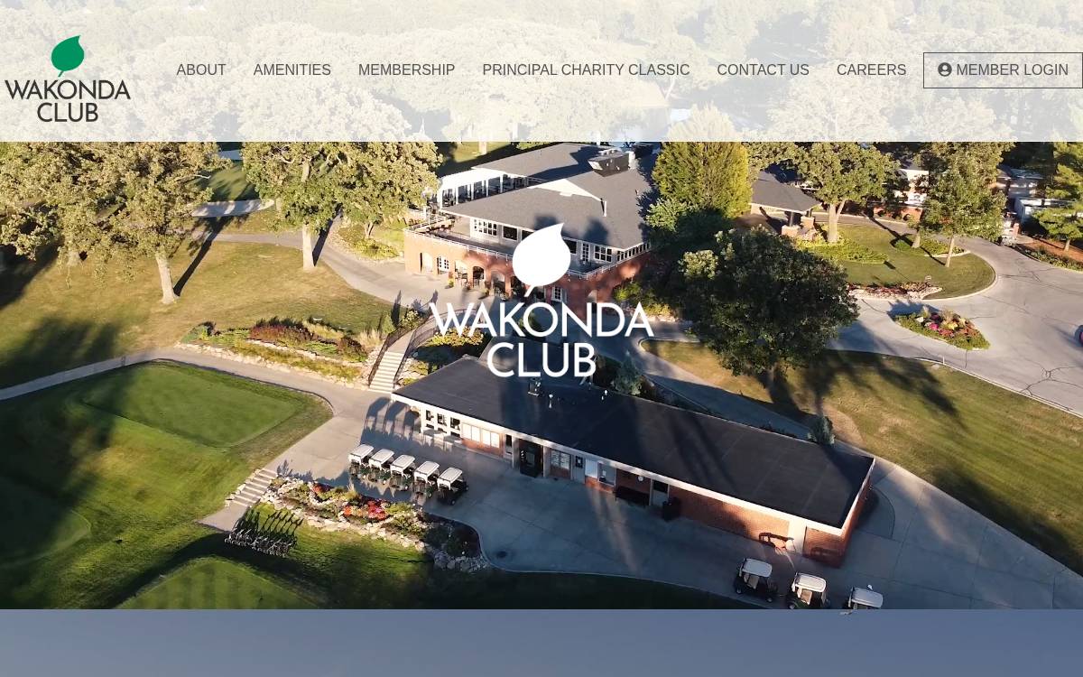 Wakonda Club website preview