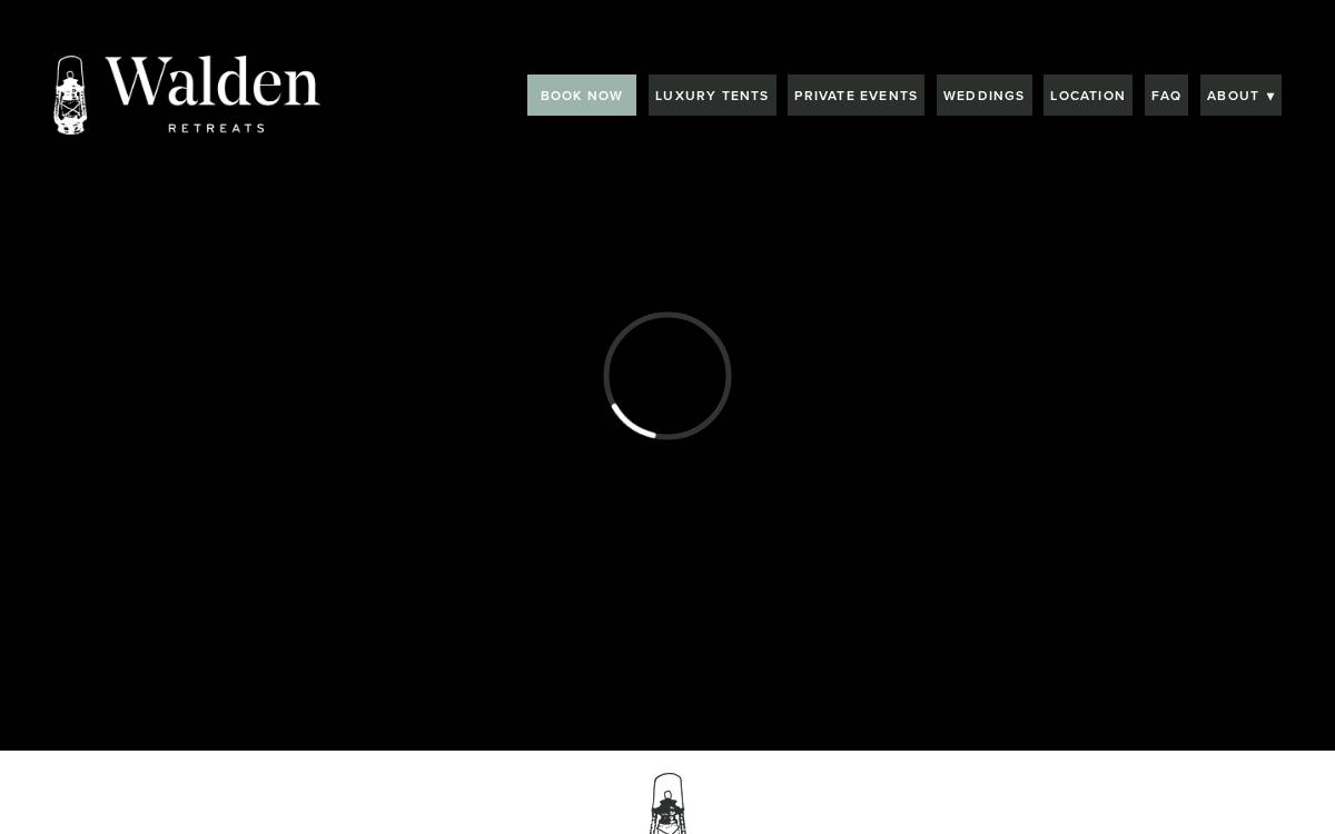 Walden Retreats website preview