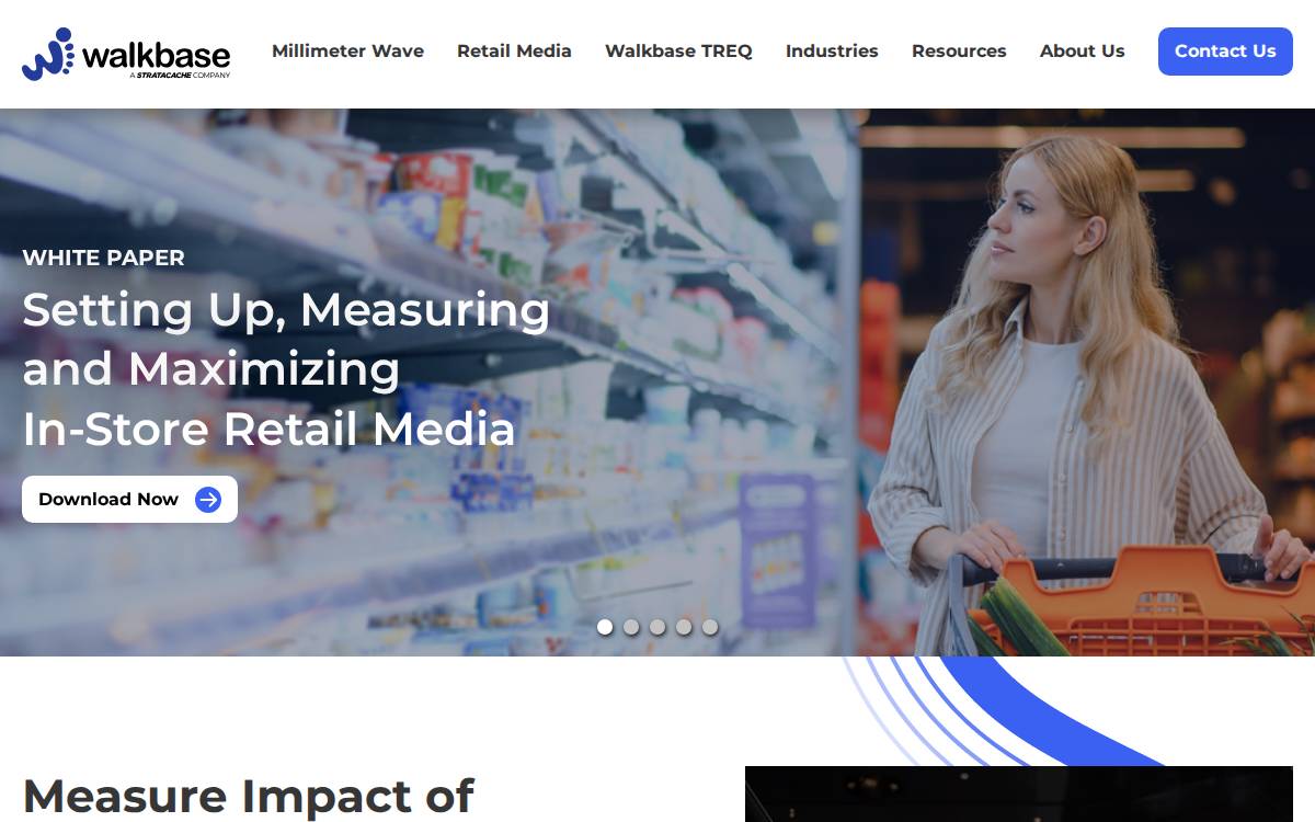 Walkbase website preview