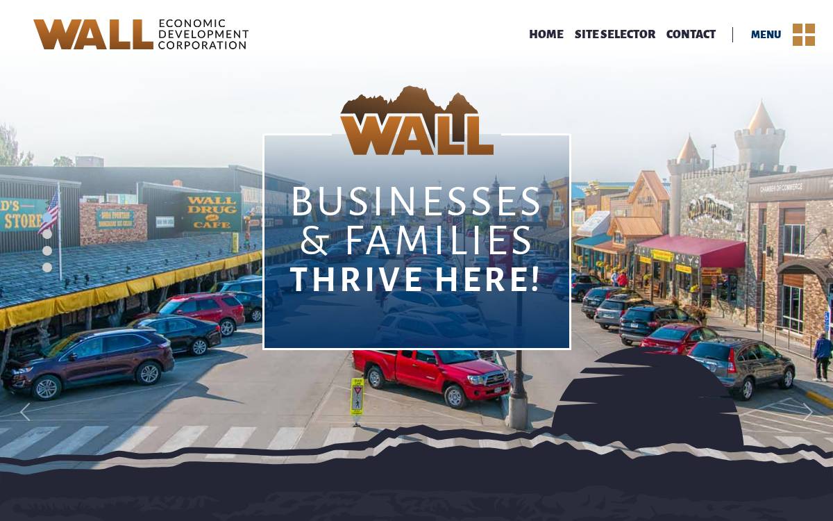 Wall Economic Development Corporation website preview
