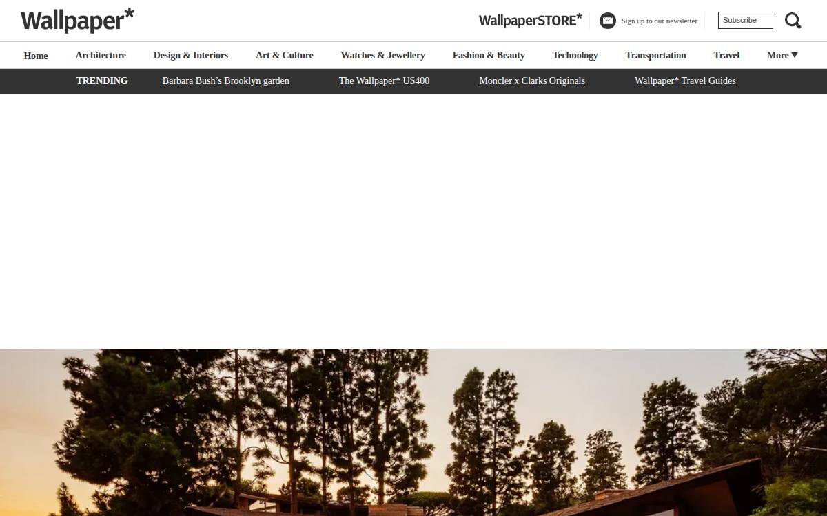 Wallpaper website preview