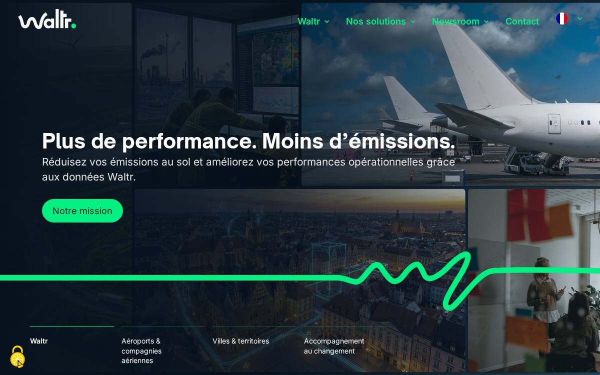 WaltR website preview