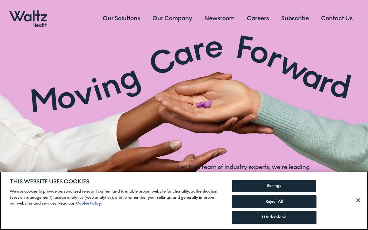 Waltz Health website preview