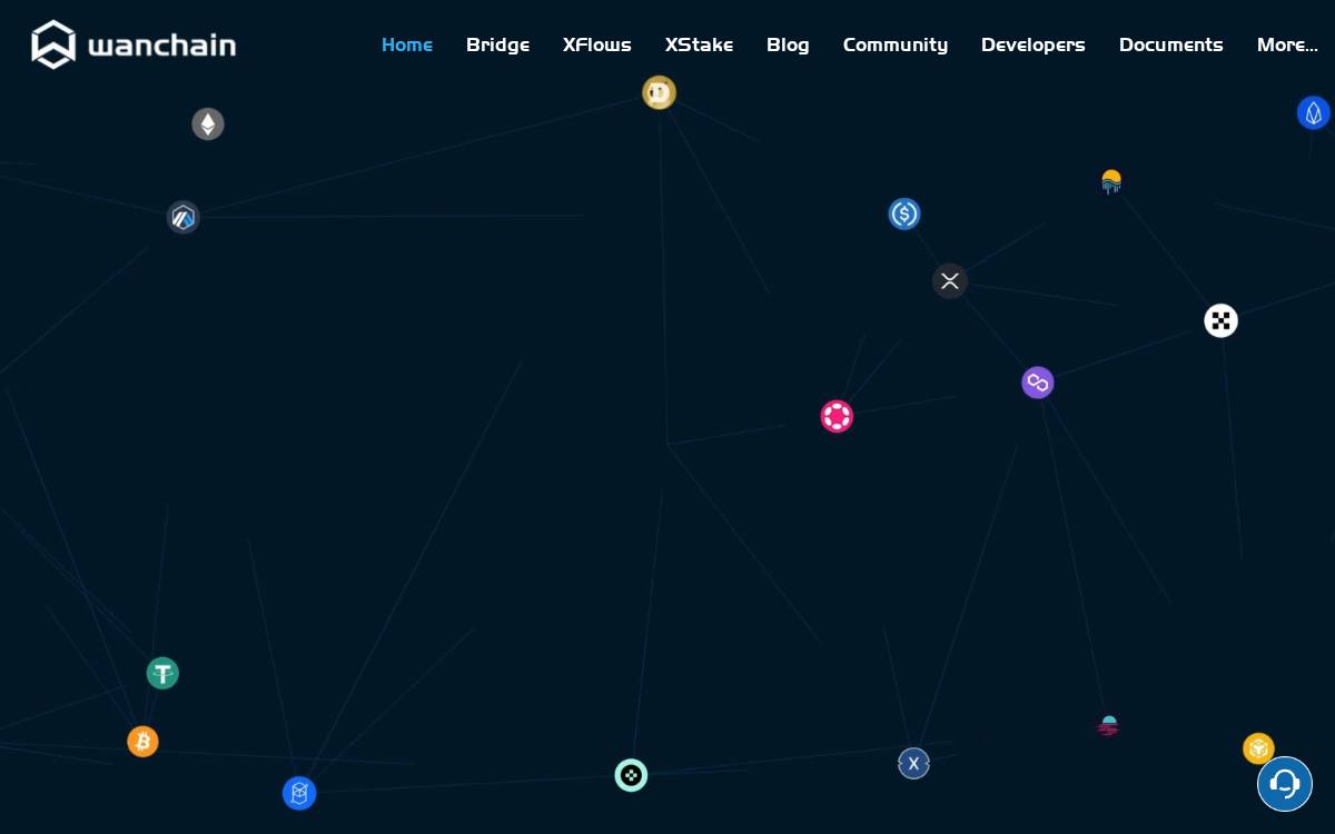 Wanchain website preview