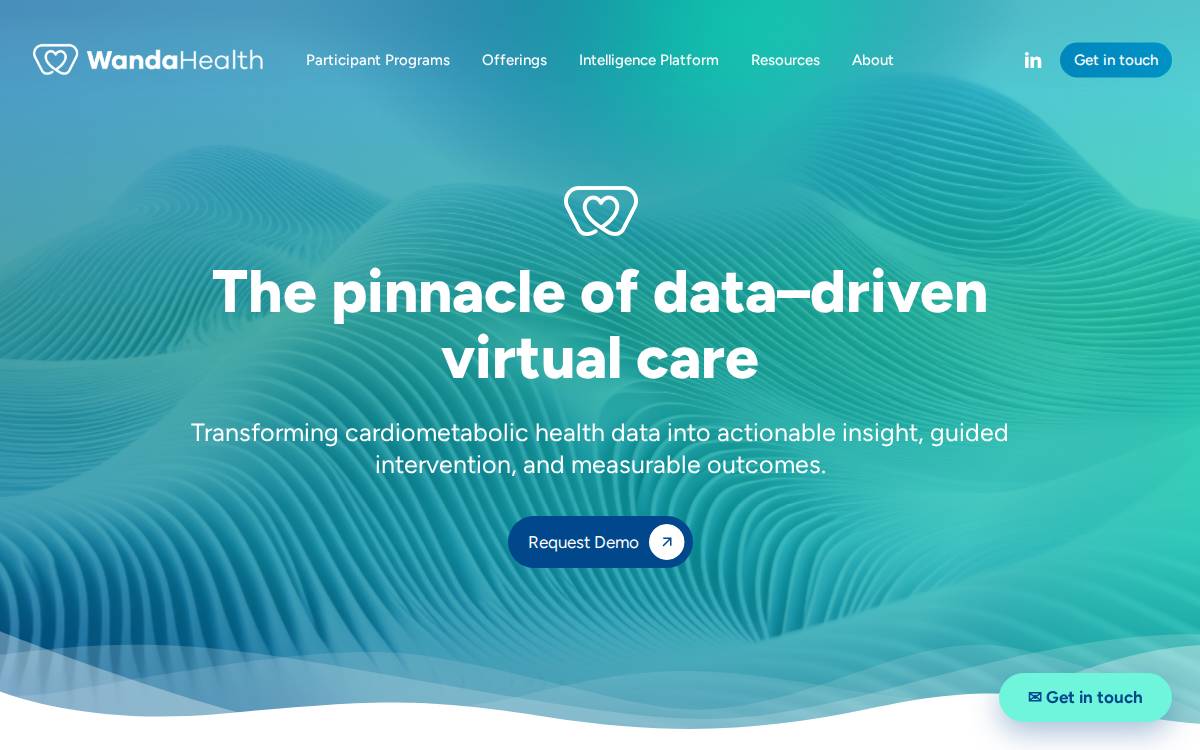Wanda Health website preview