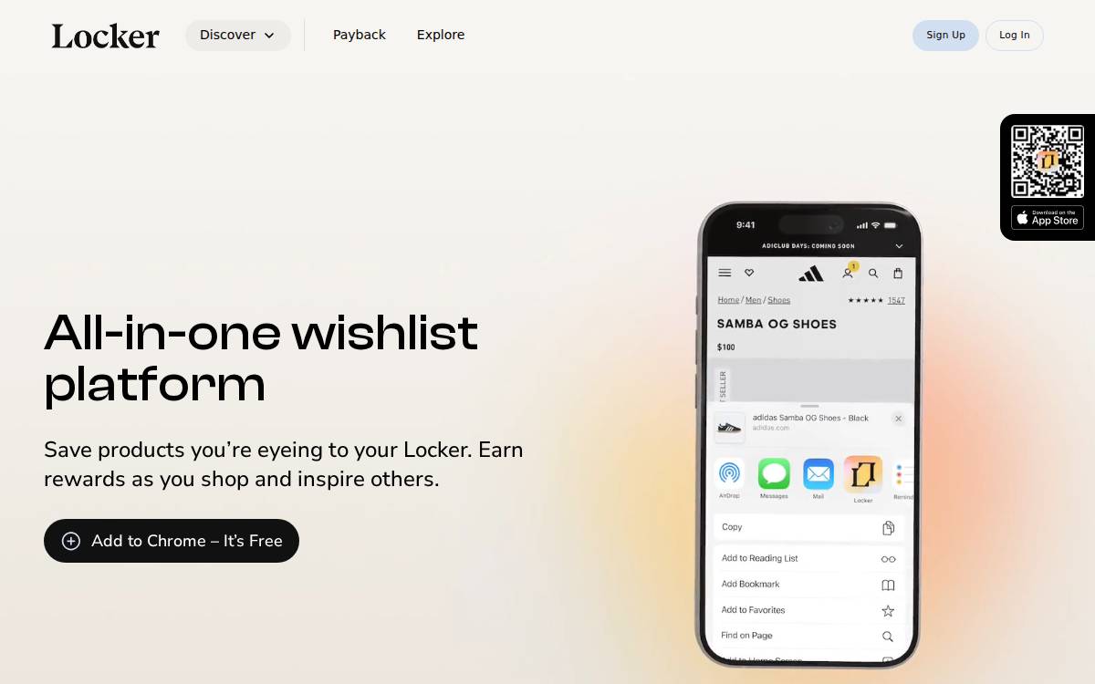 Wantlocker website preview
