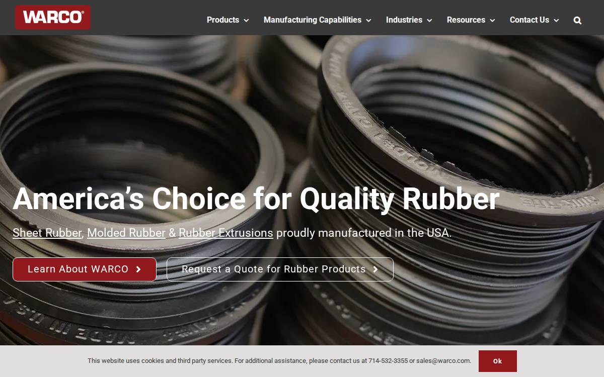 Warco website preview