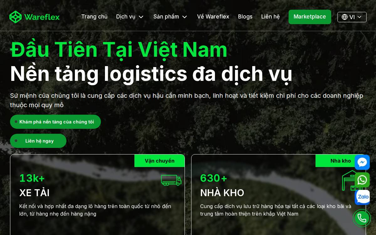 Wareflex website preview