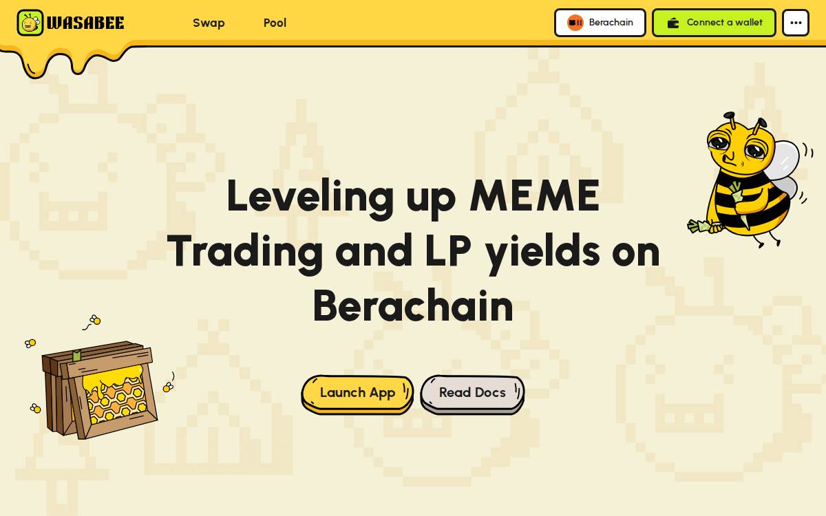 Wasabee website preview