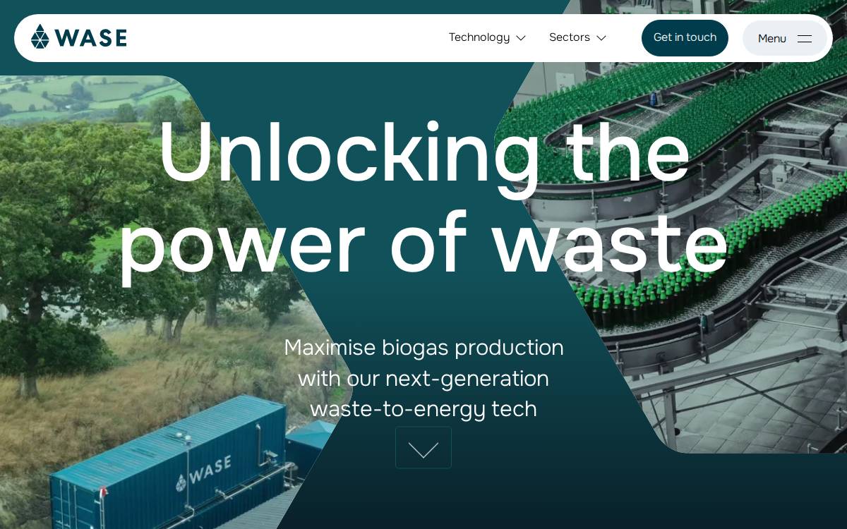 Wase website preview