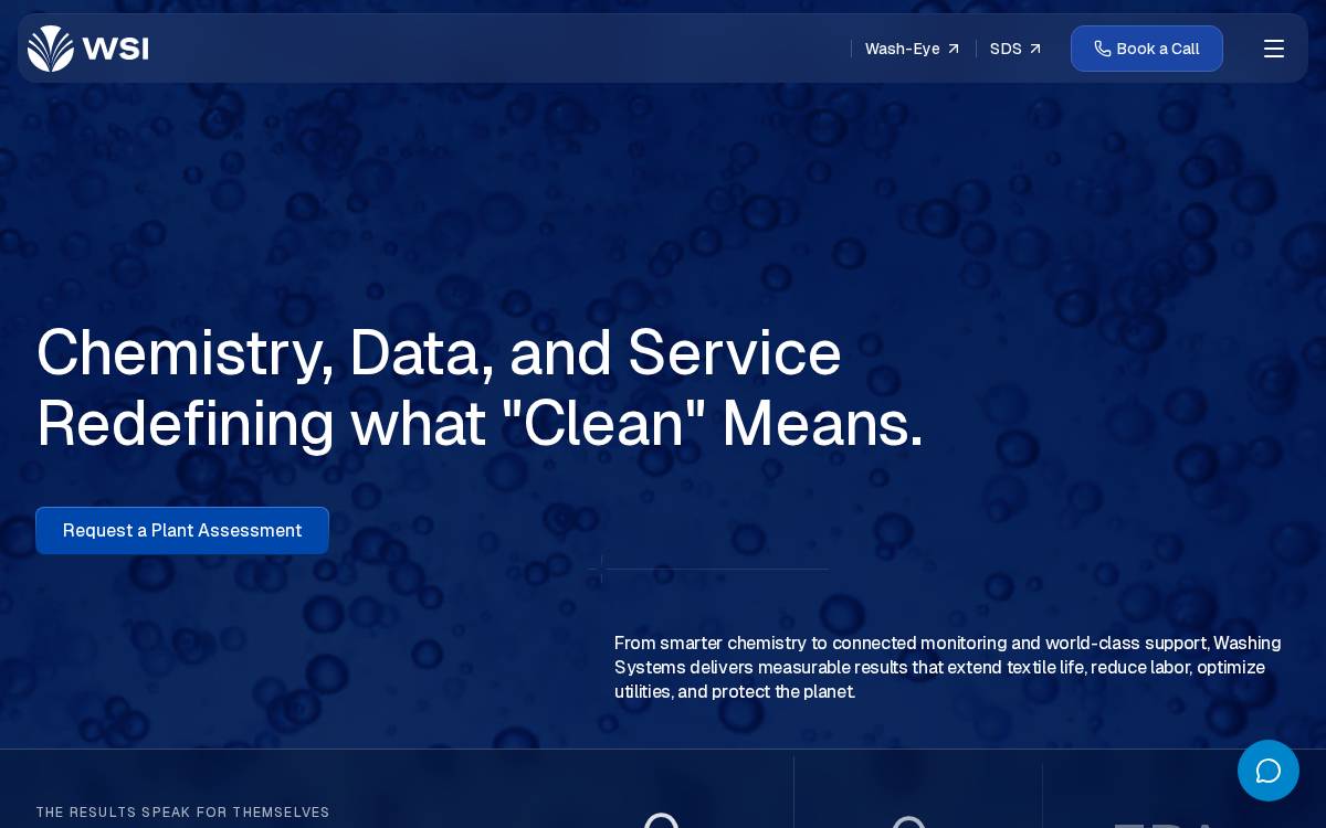 Washing Systems website preview