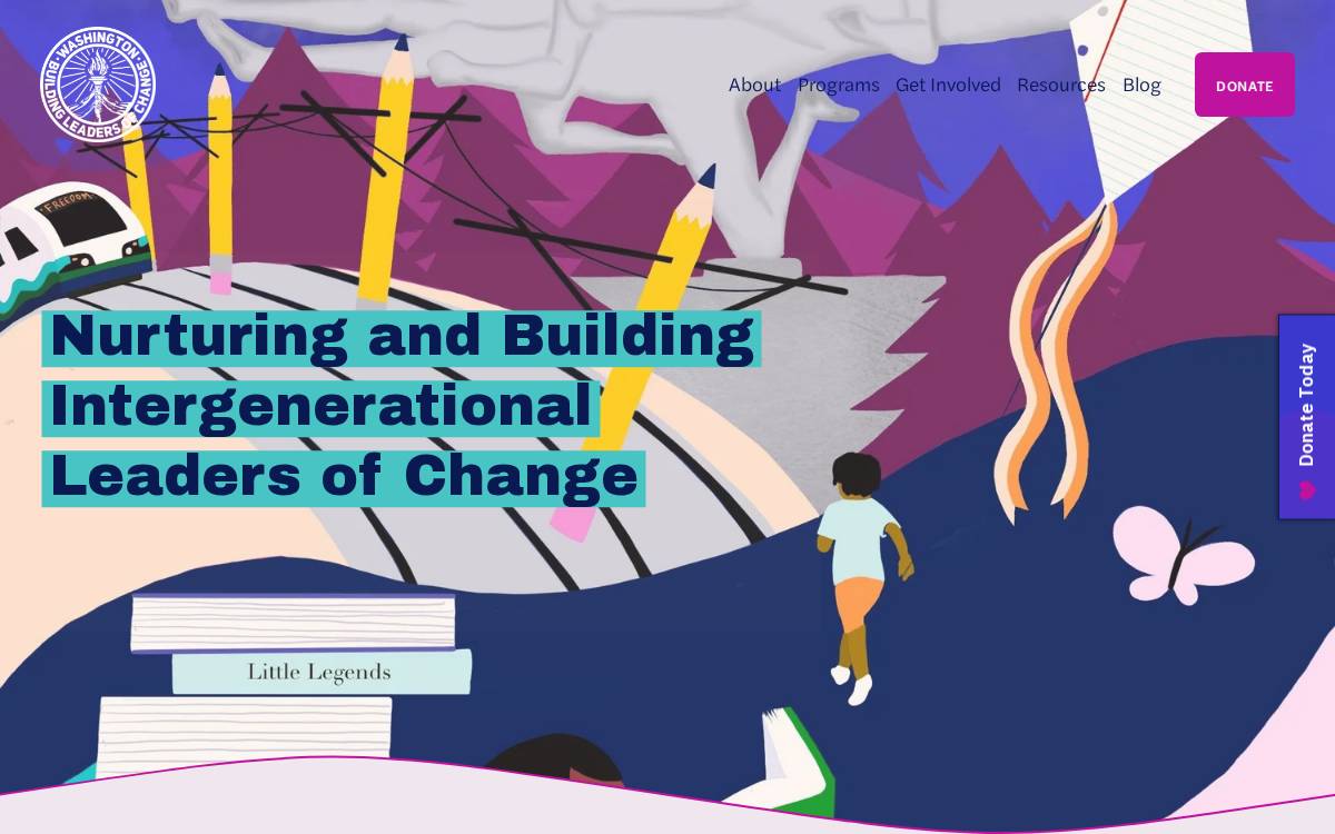Washington Building Leaders of Color (WA-BLOC) website preview