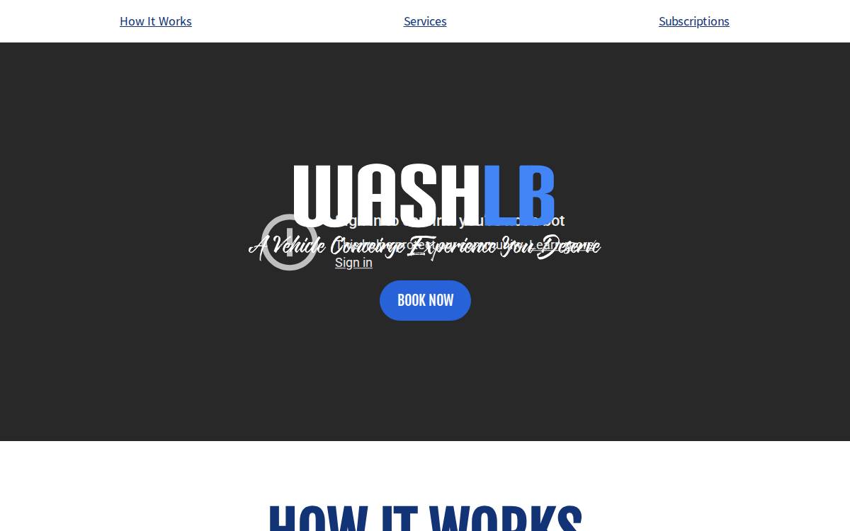 Washlb website preview