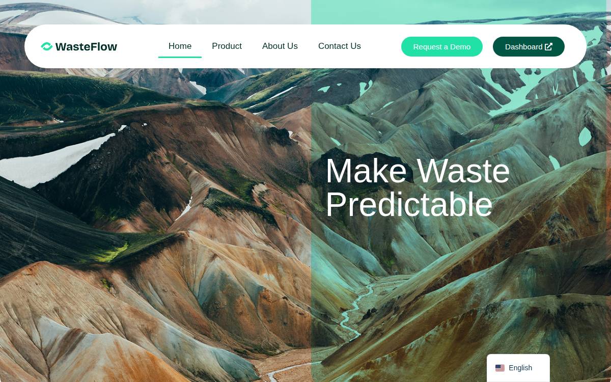 Wasteflow website preview