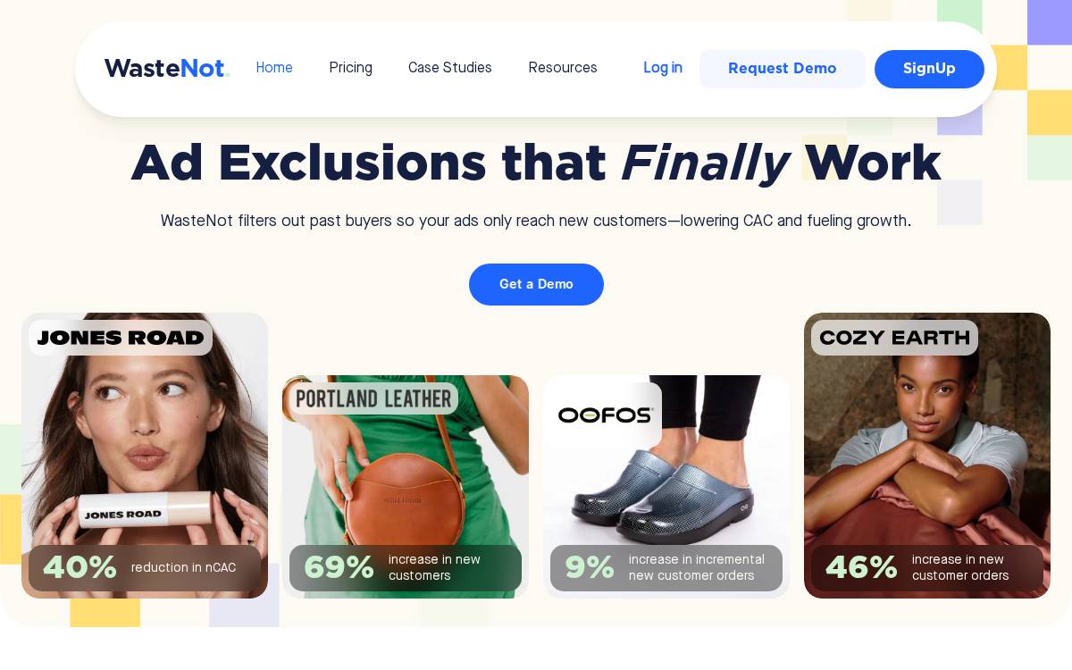 Wastenot website preview