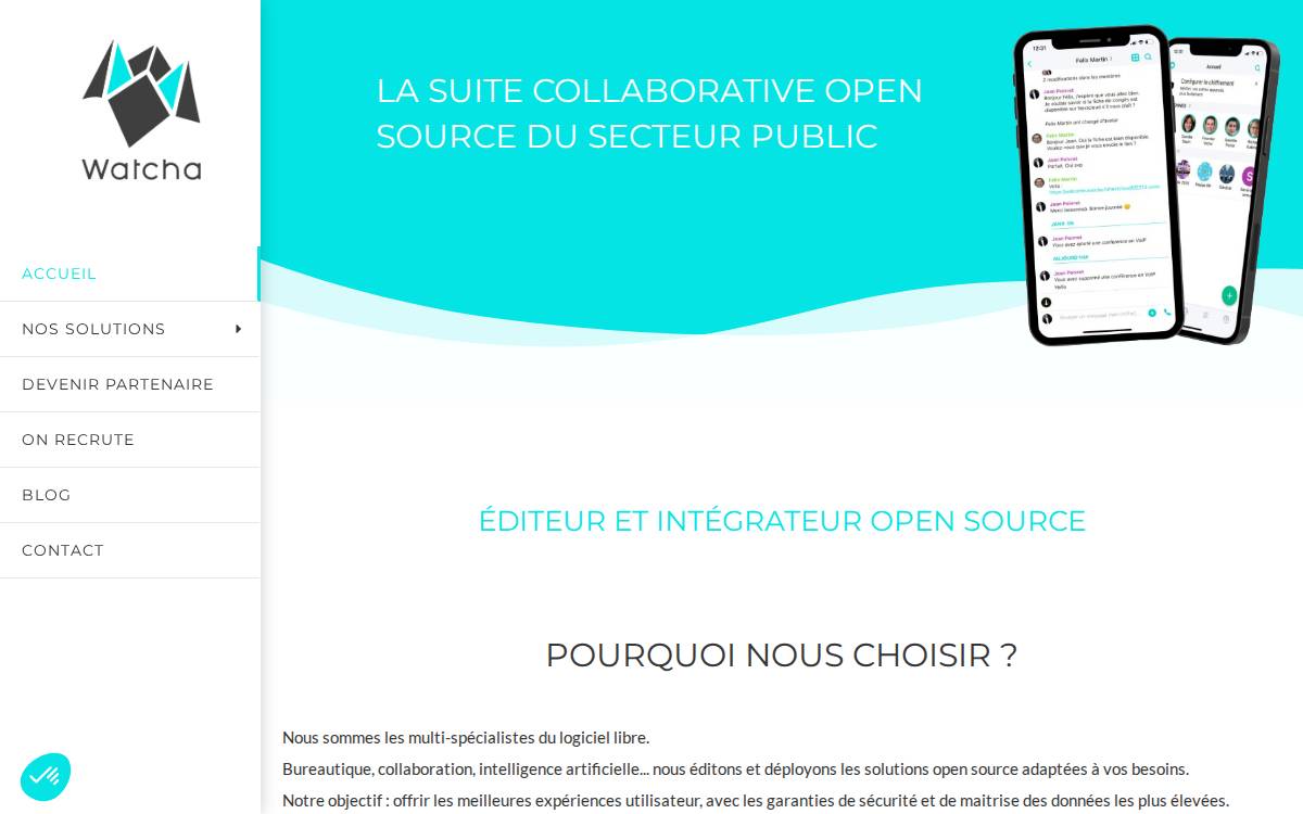 Watcha website preview