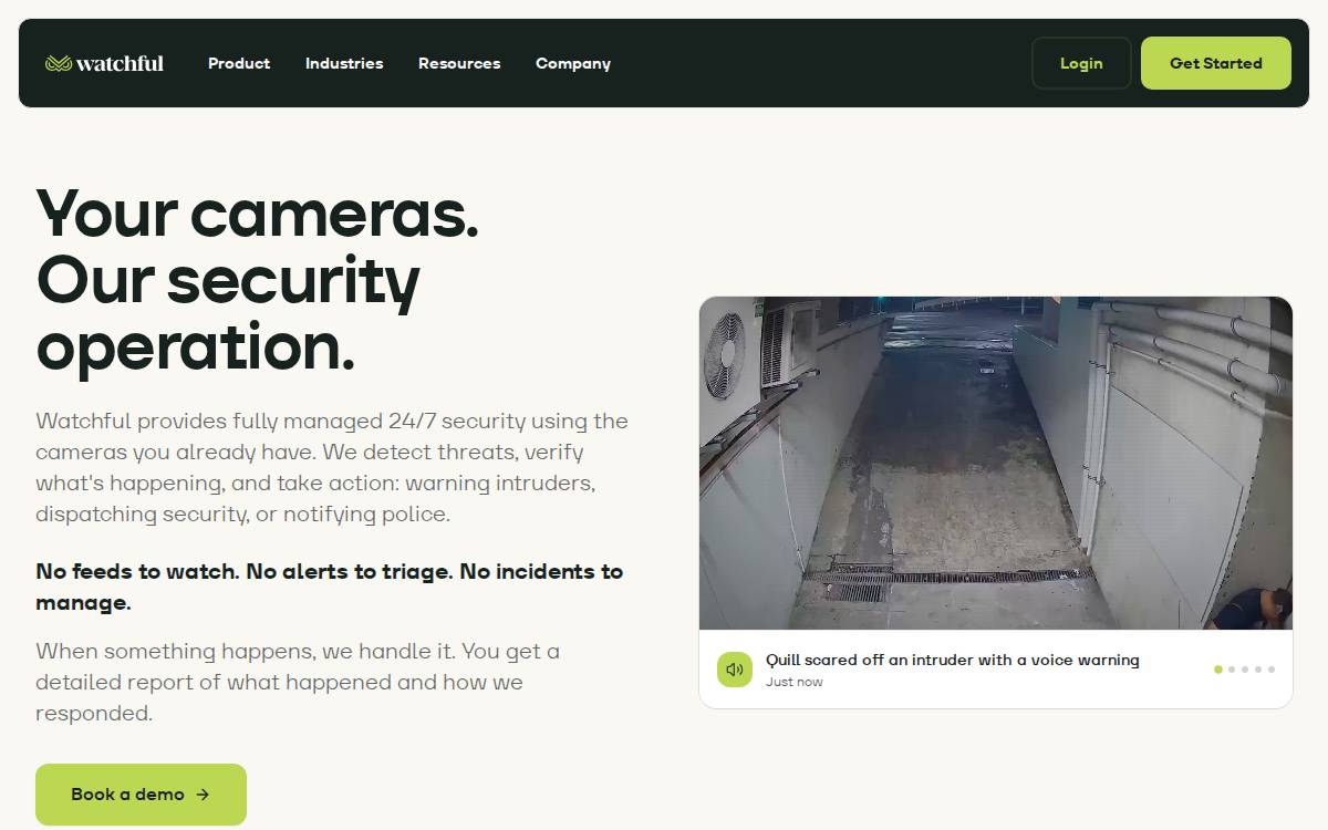 Watchful website preview