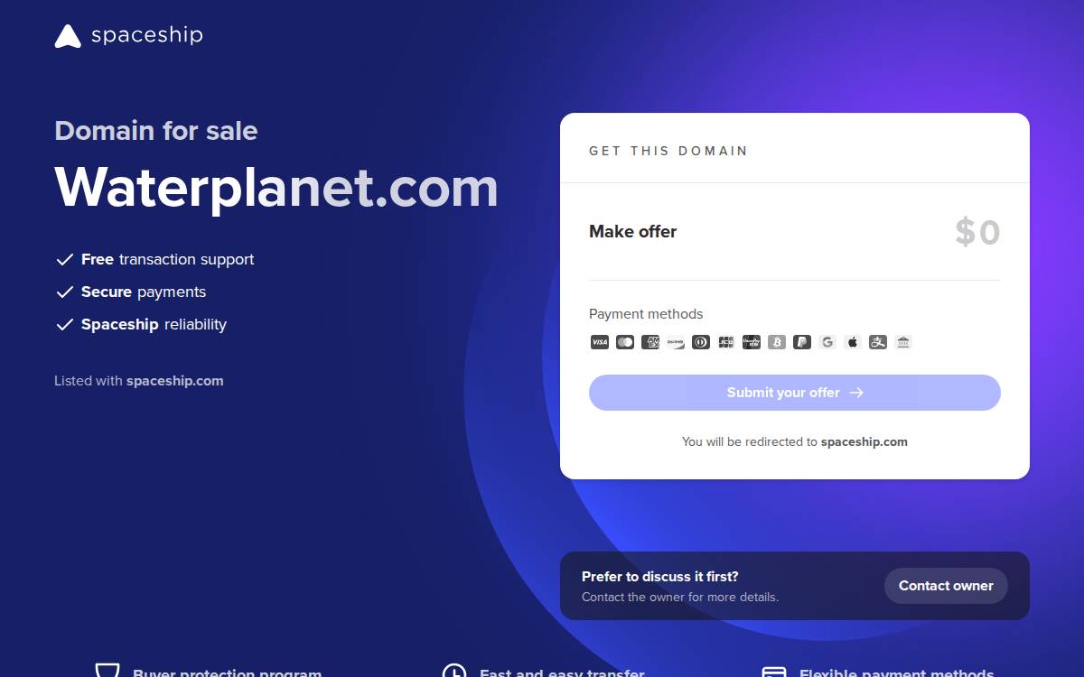 Water Planet Engineering website preview