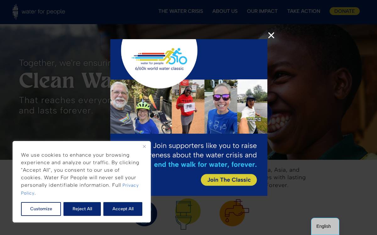 Waterforpeople website preview