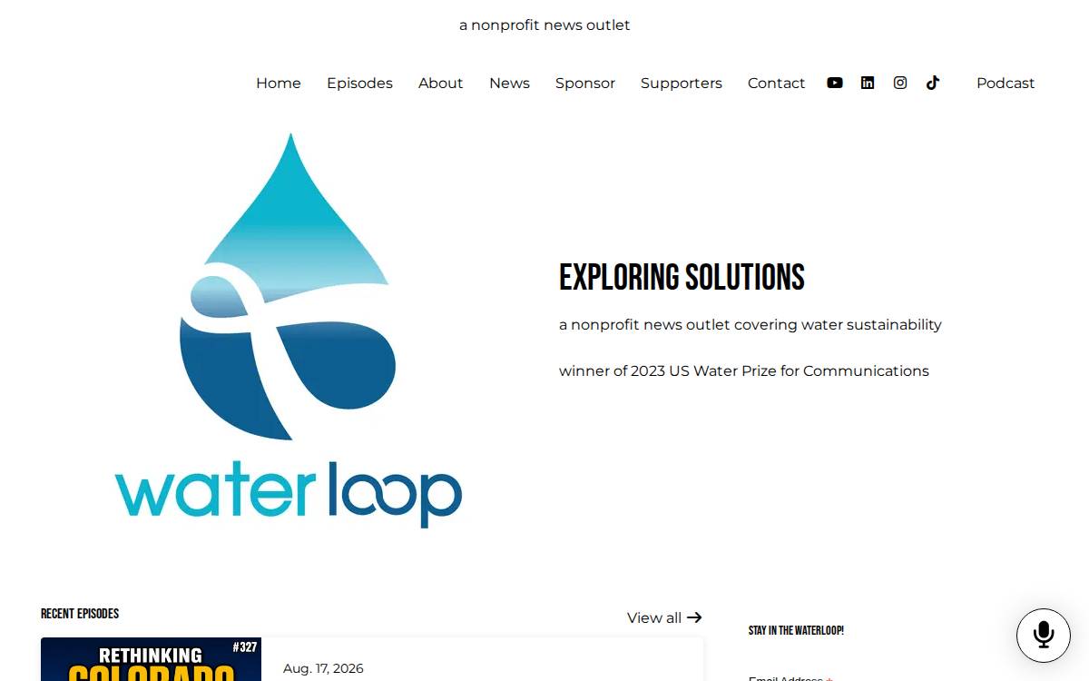 Waterloop website preview
