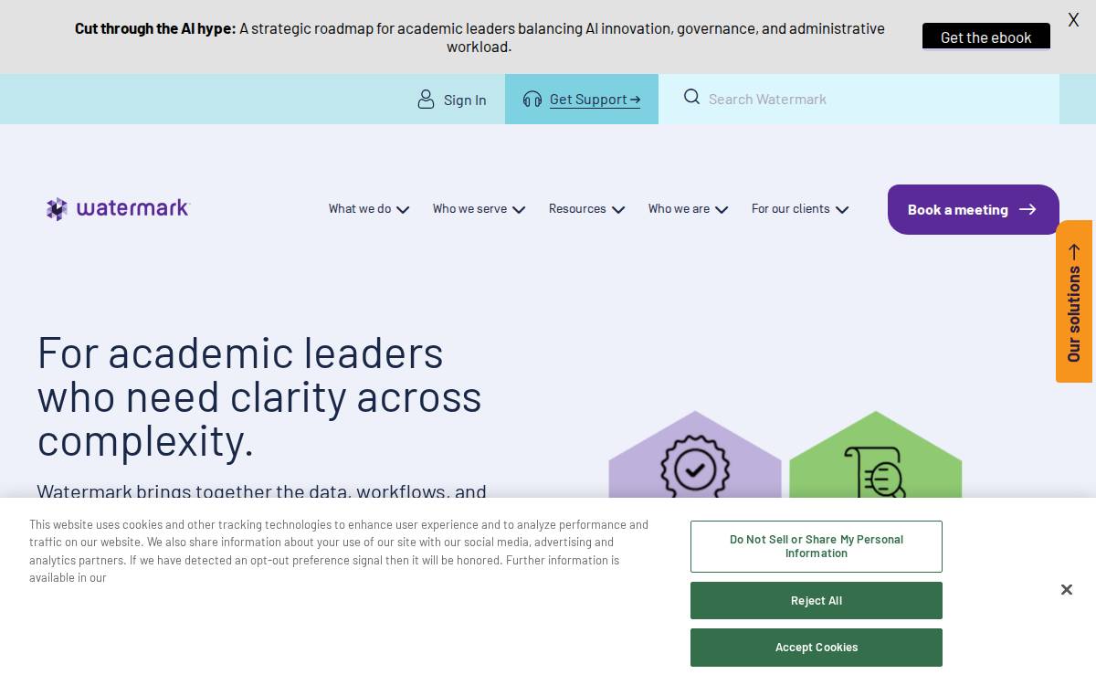 Watermarkinsights website preview