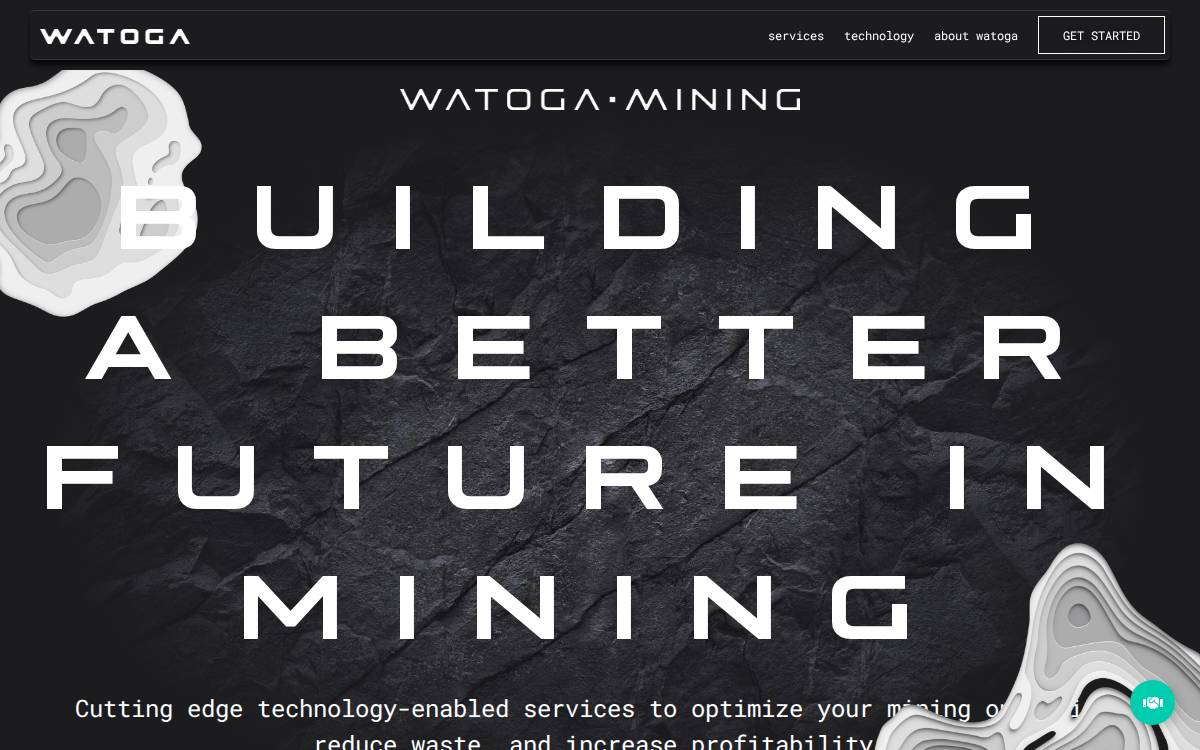 Watoga Technologies website preview