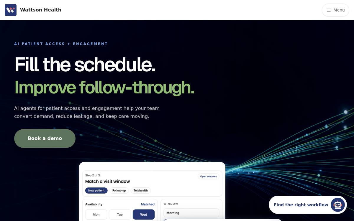 Wattson Health website preview