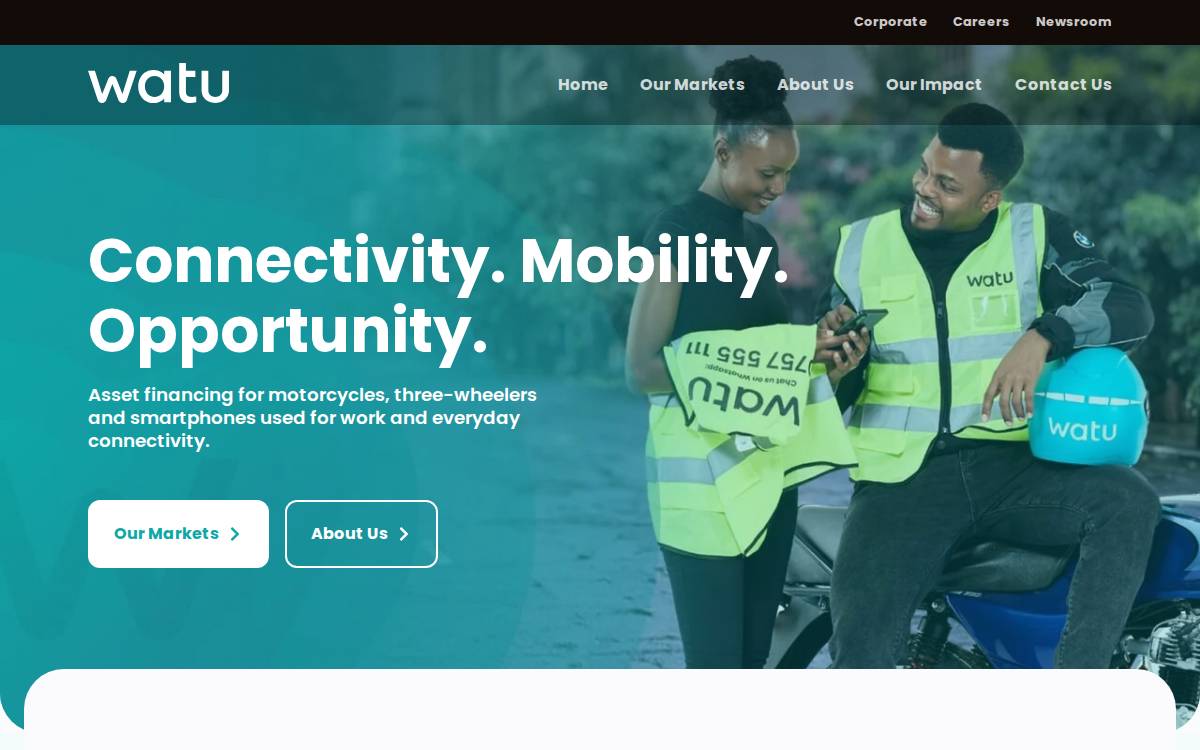 Watu website preview