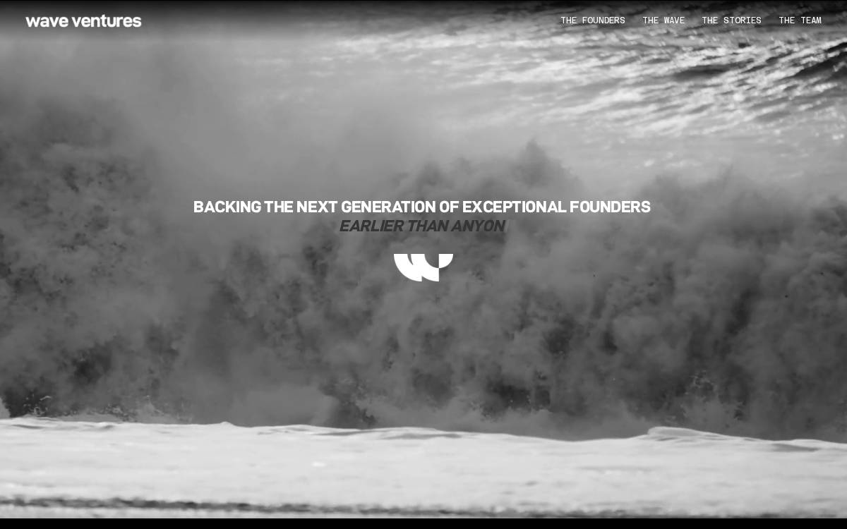Wave Ventures website preview