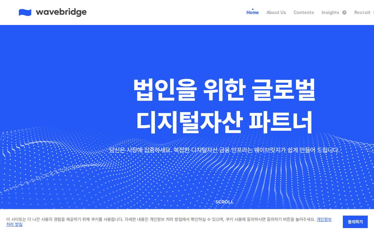 Wavebridgelabs website preview