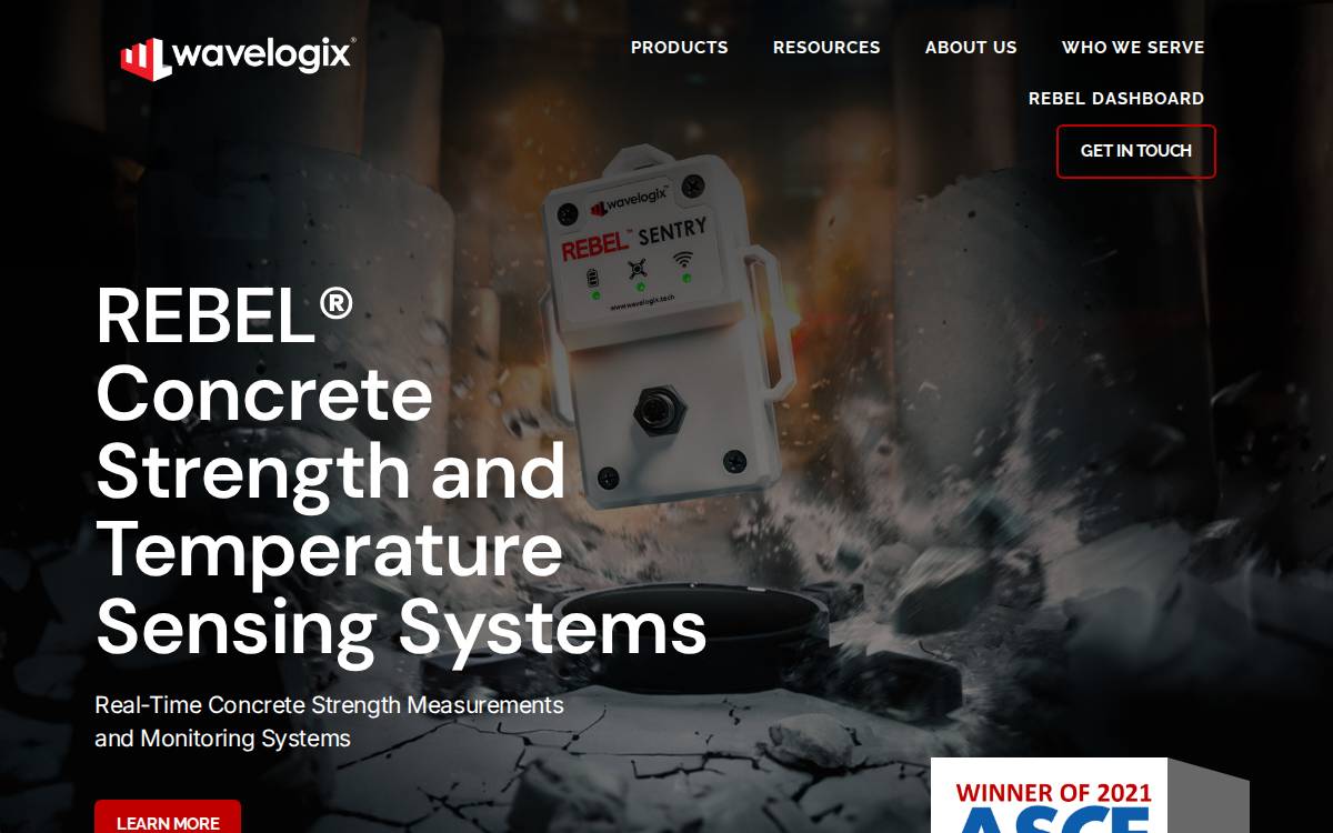 Wavelogix website preview