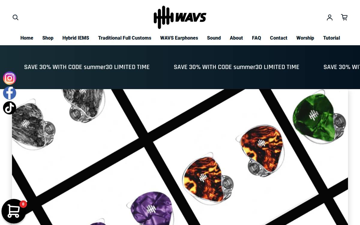 WAVS Custom website preview