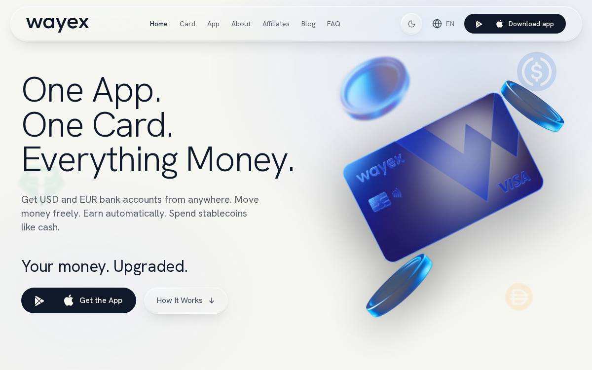 Wayex website preview