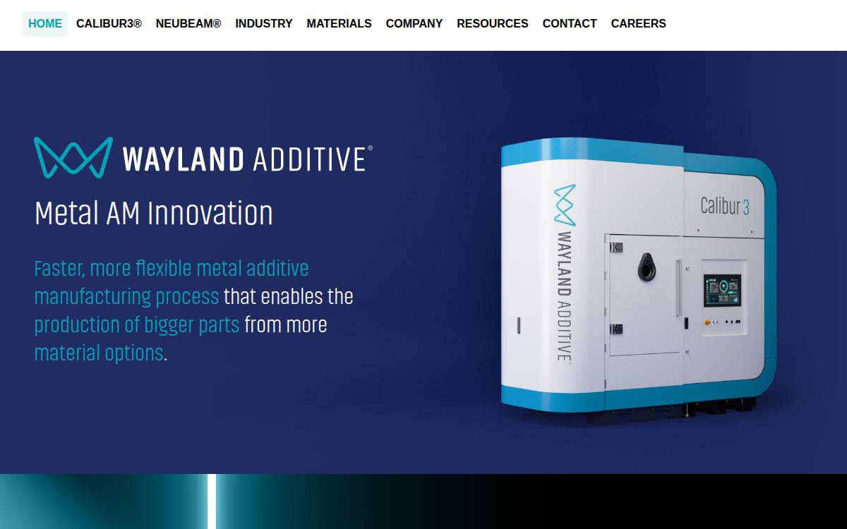 Waylandadditive website preview