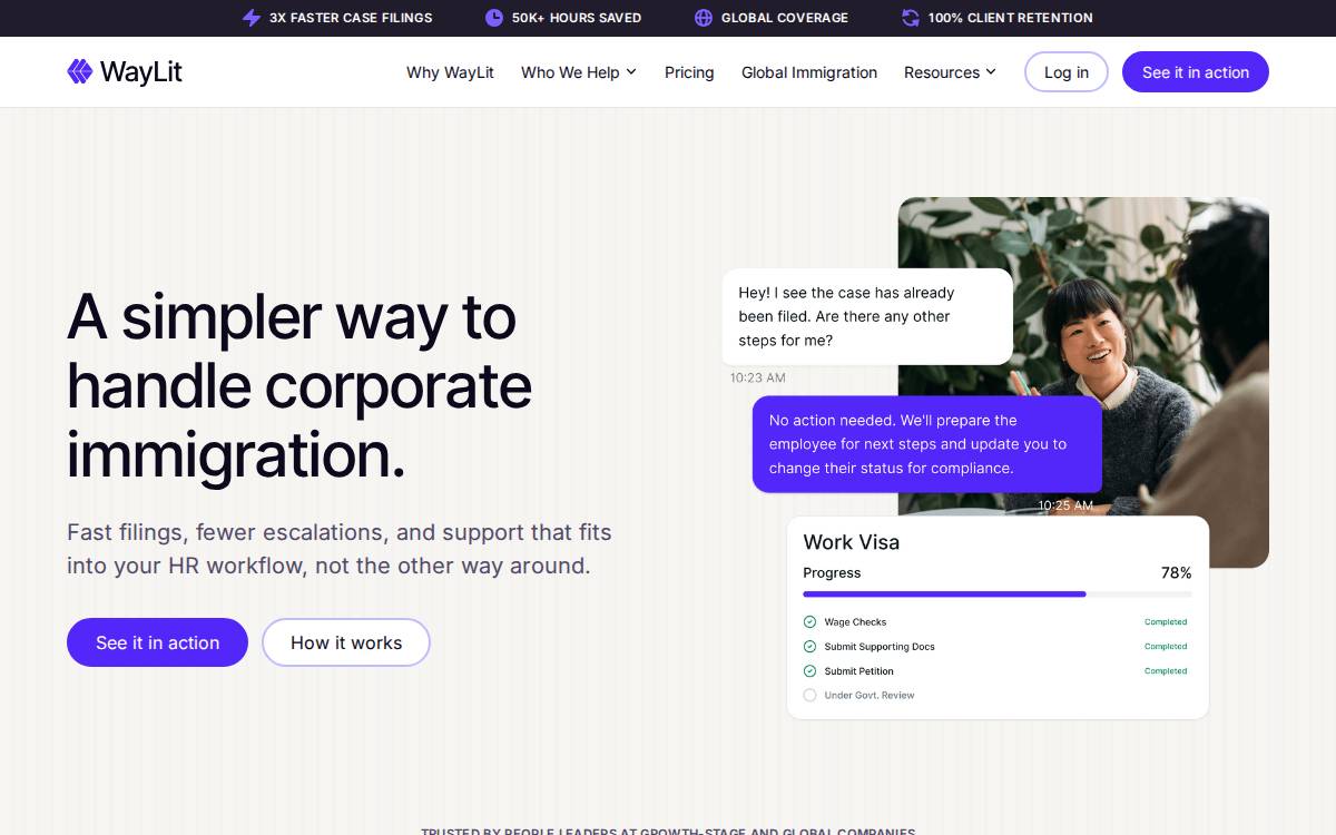 WayLit website preview