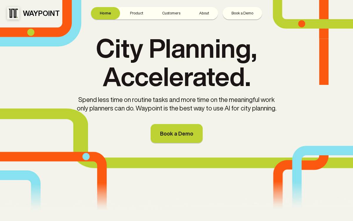 Waypoint Transit website preview