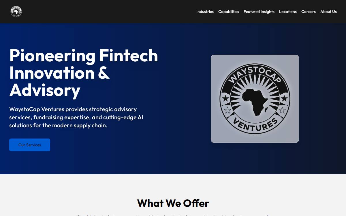 WaystoCap website preview