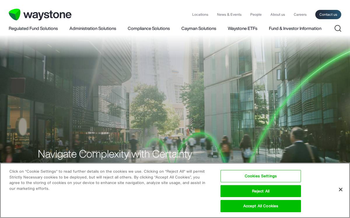 Waystone website preview
