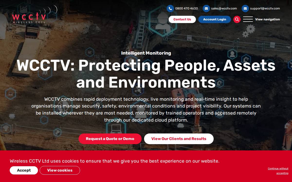 WCCTV website preview