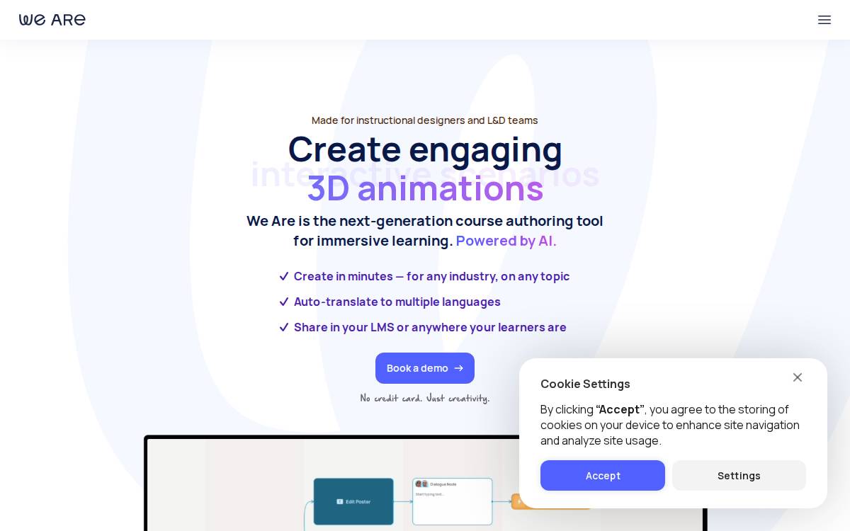 We Are website preview