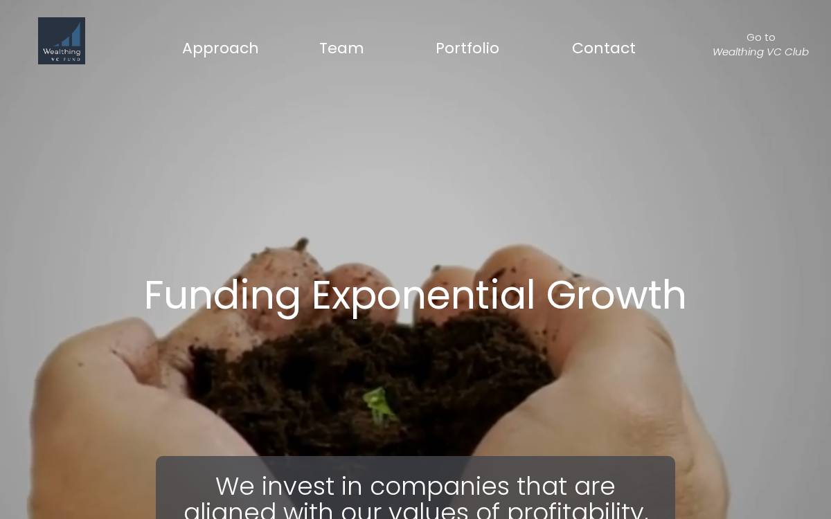 Wealthing website preview