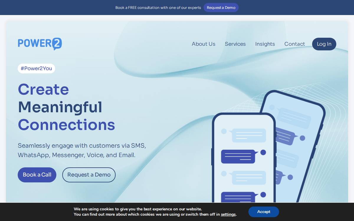 Wearepower2 website preview