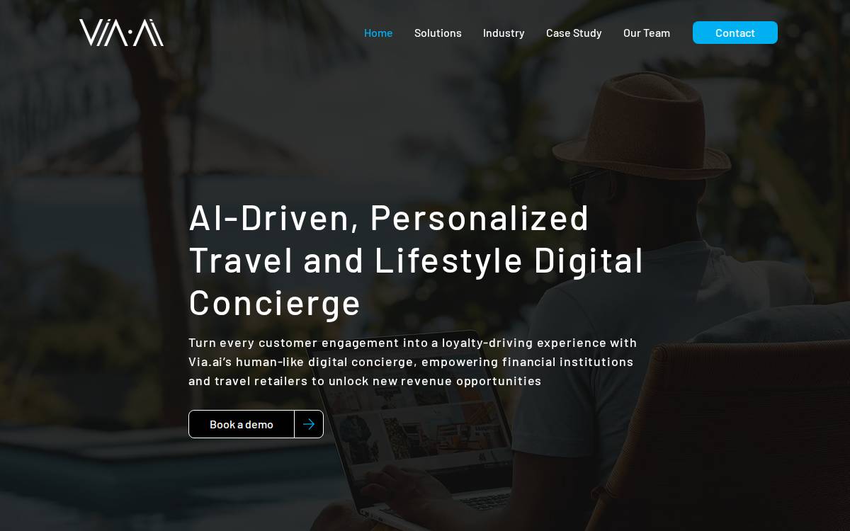 Wearevia website preview