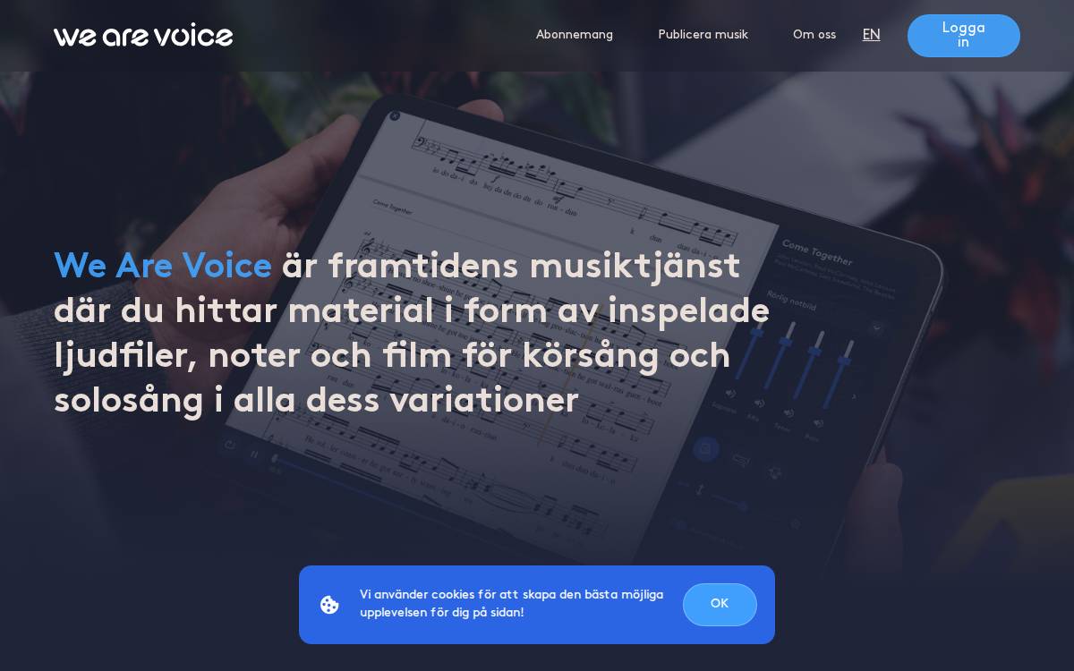 Wearevoice website preview