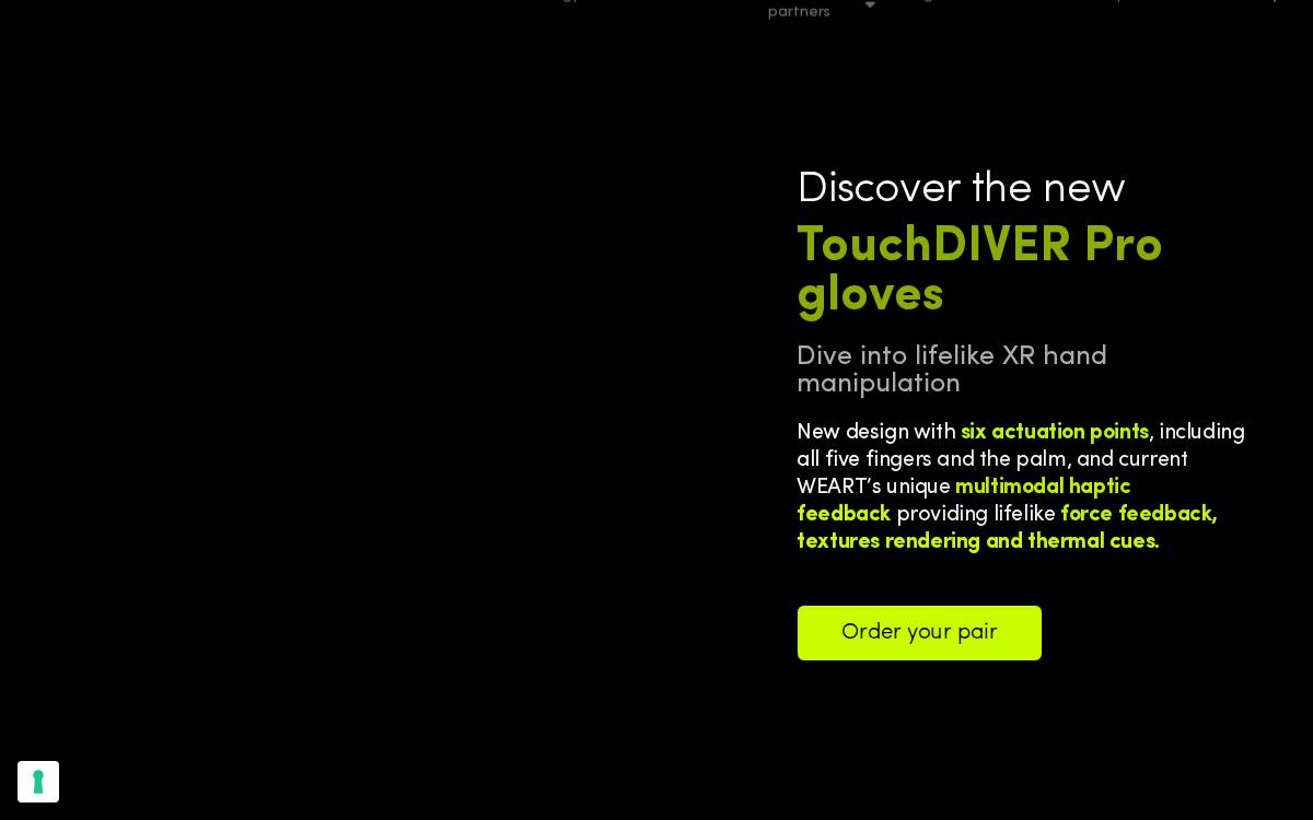 Weart website preview